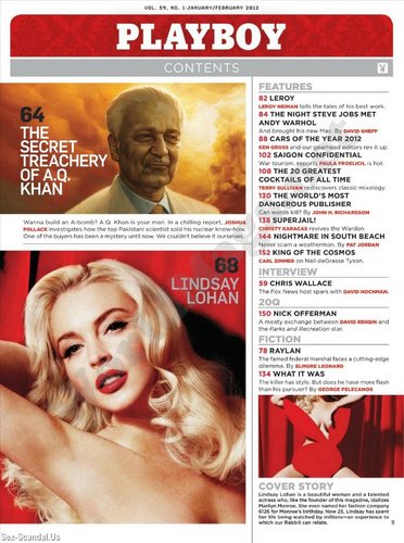 Lindsay Lohan’s Playboy Cover And Pictures Leaked